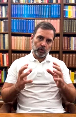 PTI : Congress leader Rahul Gandhi |